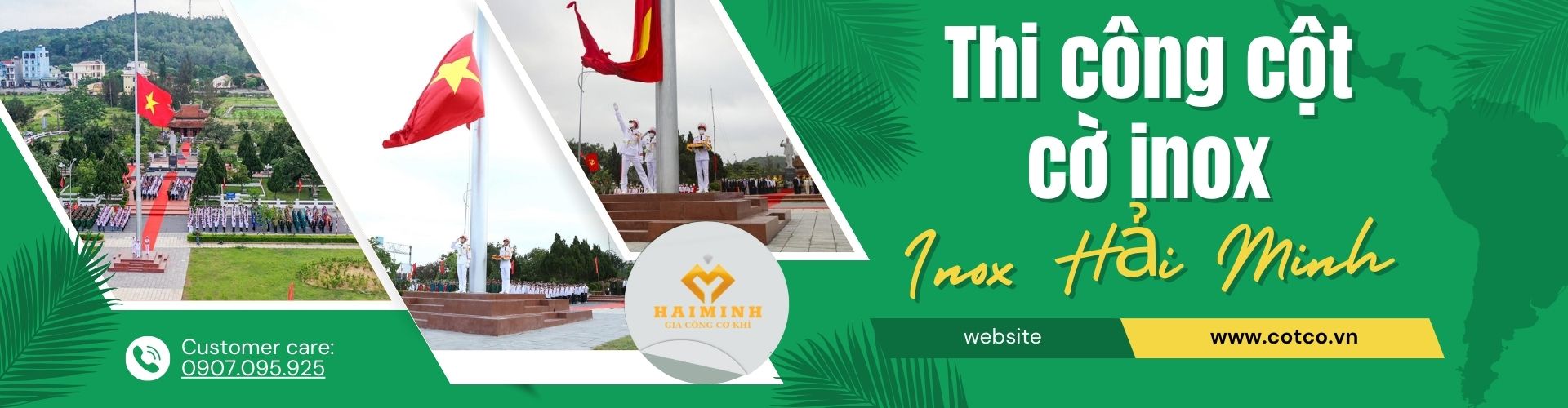 cột cờ inox hải minh