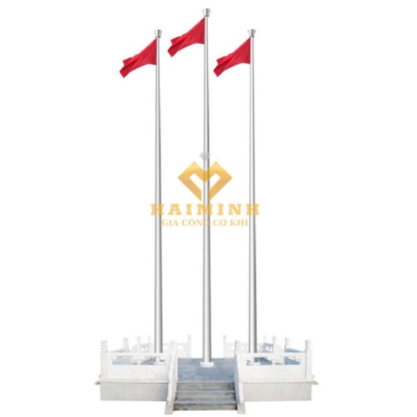 Cột cờ inox cao 45m
